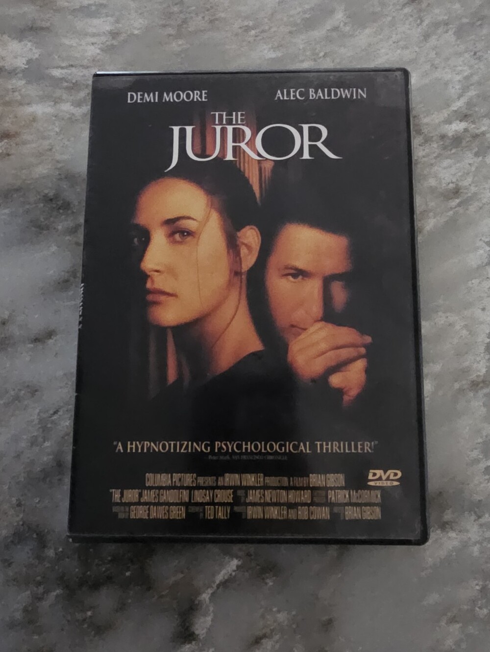 The Juror DVD 1996 Movie Demi Moore Alec Baldwin Psychological Thriller